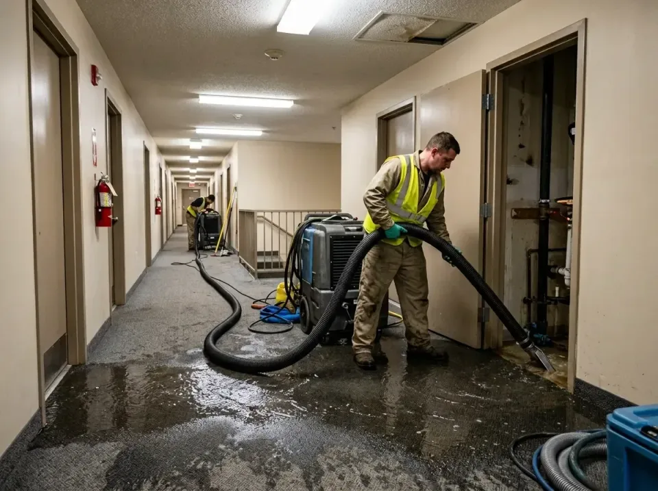 multi-unit-apartment-hallway-f-005 — frequently asked questions, Emergency Burst Pipe Water Extraction & Removal in Lexingto…